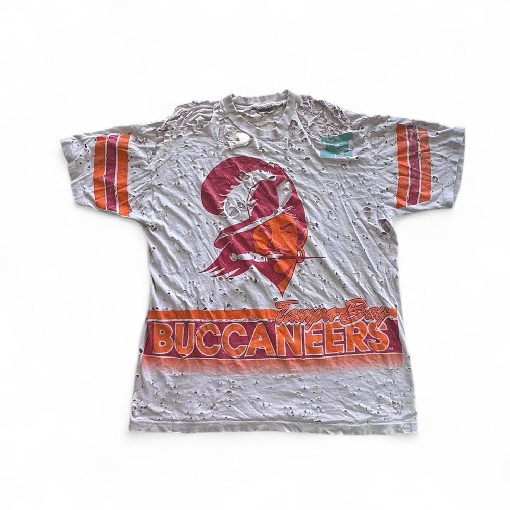 LF Gray and Orange Short Sleeve Tee